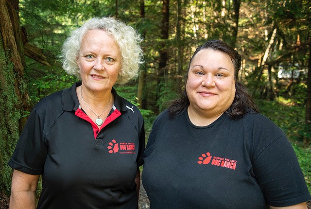 Bowen Island owner Karen Munro and operations manager and head trainer Carey Bolduc