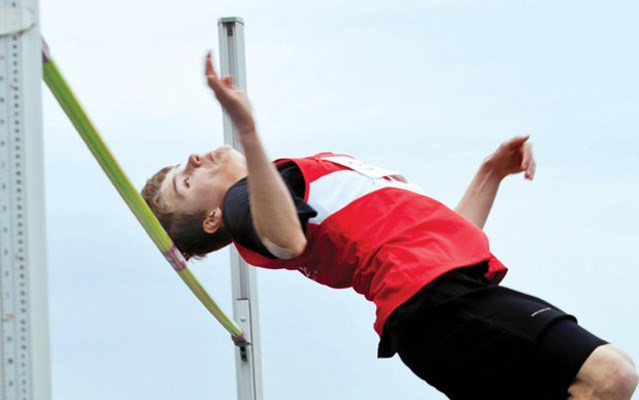 James Elson recently cleared 2.03 m in high jump at a meet in Kamloops, a height that passed the qualification standard for next month's World Youth Championships.