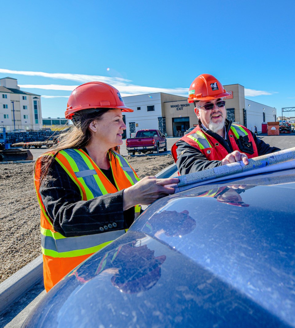 Hetti Huls and Chris King of County of Grande Prairie economic development. | Submitted