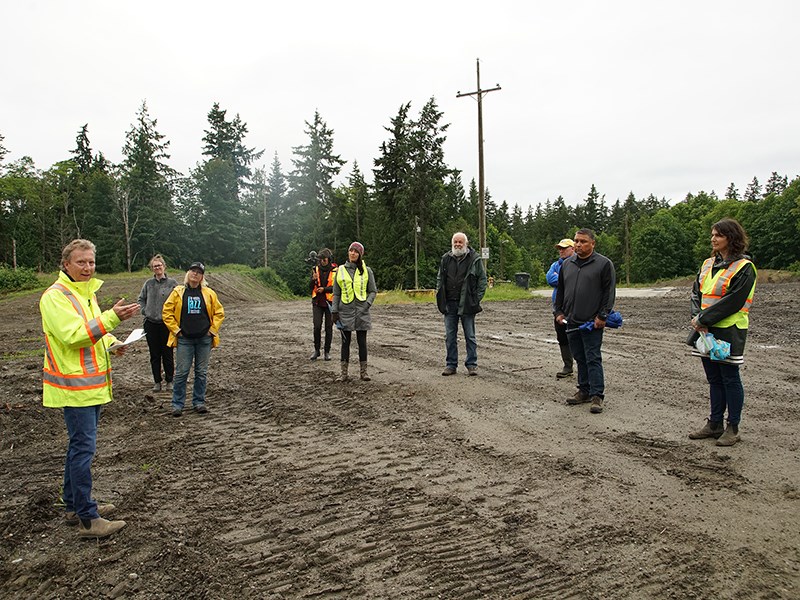 Politicians and senior staff from qathet Regional District, City of Powell River and Tla’amin Nation