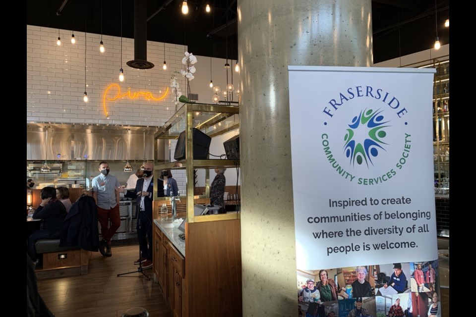 Piva Modern Italian and Steel & Oak have teamed up on a series of lunches that will be raising funds for local charities. Fraserside Community Services received about $1,000 from the inaugural luncheon.