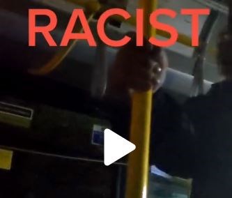racist racism burnaby bus