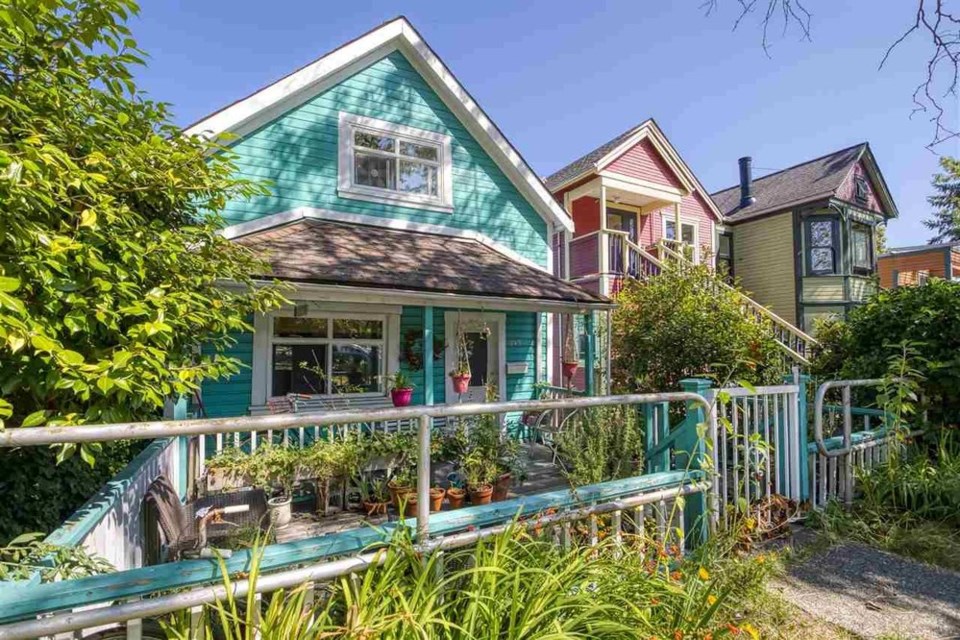 House on Keefer Street, Vancouver, listed this week at $1.7 million. |REW.ca