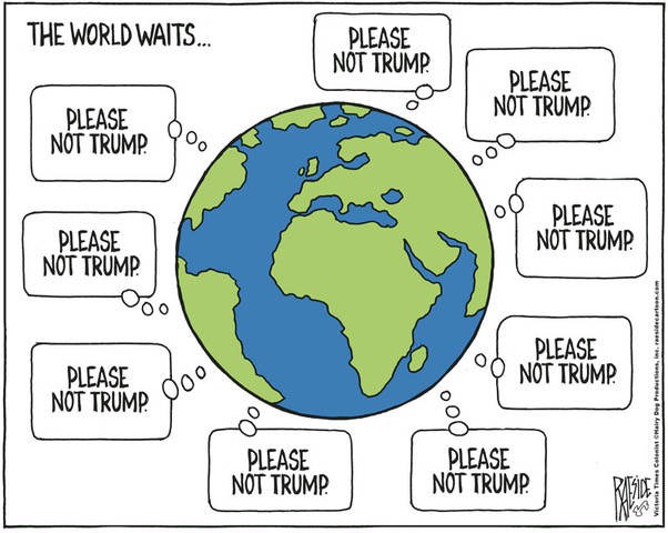 Adrian Raeside cartoon - U.S. election, Nov. 5, 2020