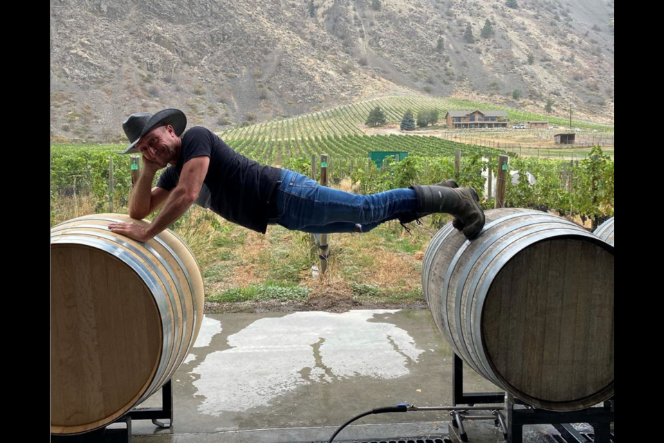 Making wine on the Clos du Soleil Winery near Keremeos. Dr. Bonnie Henry reportedly founded the winery with a group of friends in 2006 and remains a co-owner.