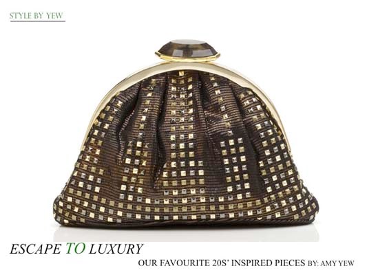 Judith Leiber Ava Moire clutch from Wear Else.