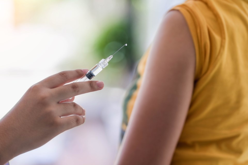 flu shot, clinic, stock photo