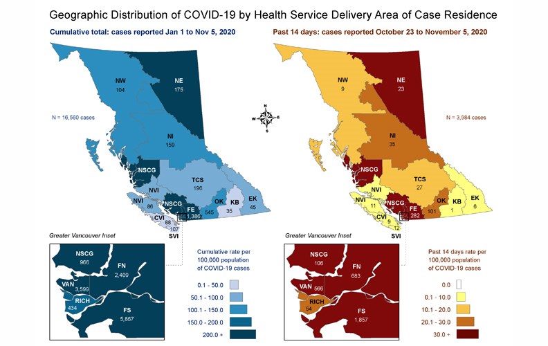 12 COVID map