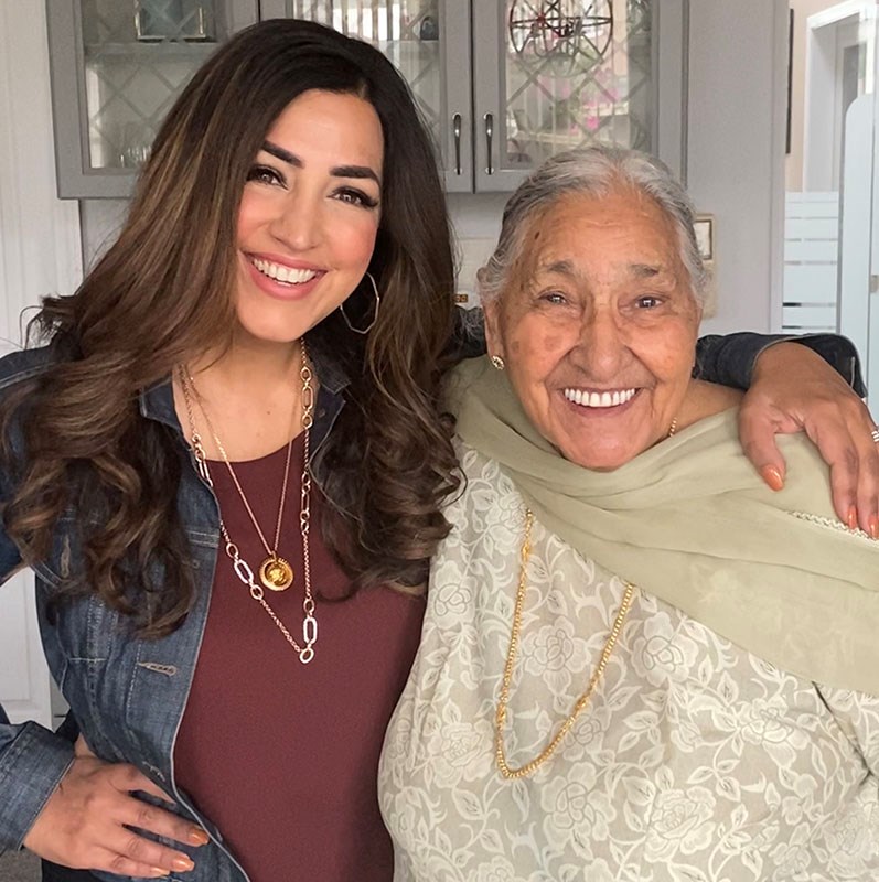 Karen Dosanjh and Harbans Kaur Johal