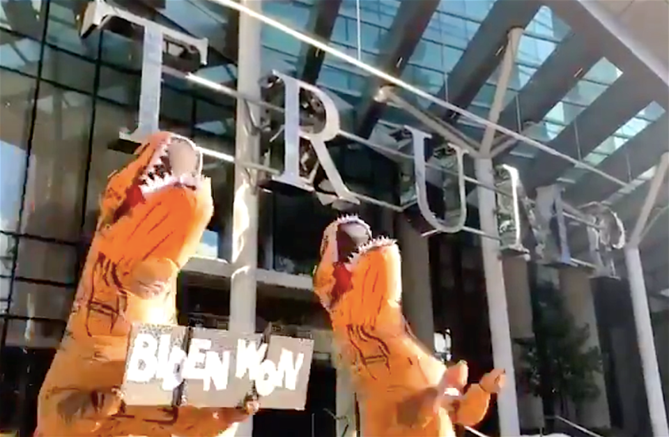 Trump Tower dinosaurs