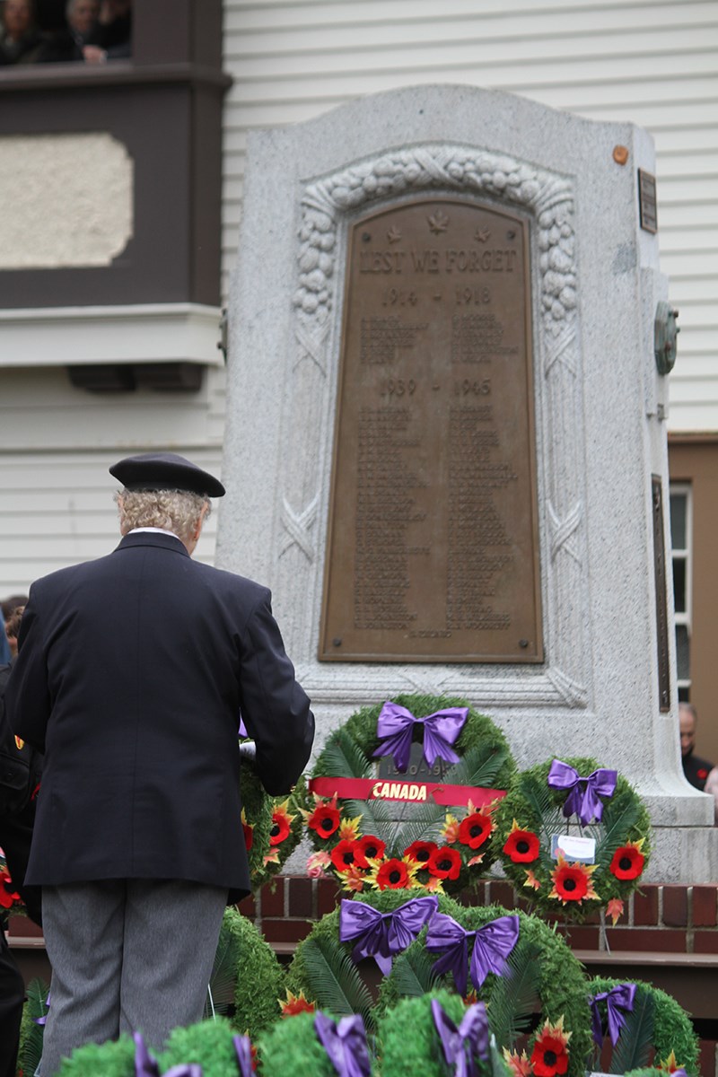 Cenotaph at Veteran's Memorial Park in Powell River