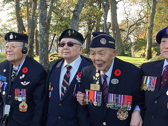 George Chow, third from left. Submitted