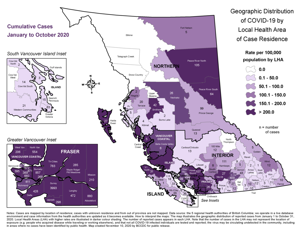 covid map HSA Nov12