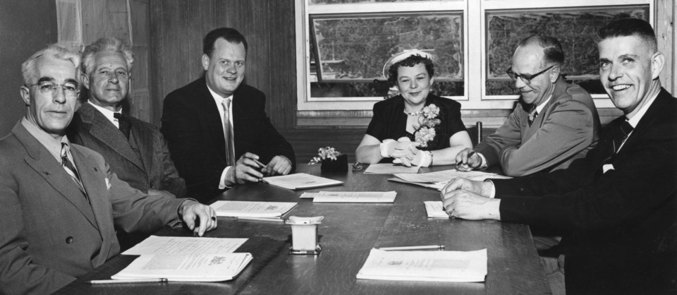 Sechelt Board of Commissioners 1956