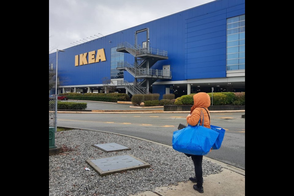 This year for Black Friday, Ikea is running a buy-back program for used furniture. Ikea store in Coquitlam.