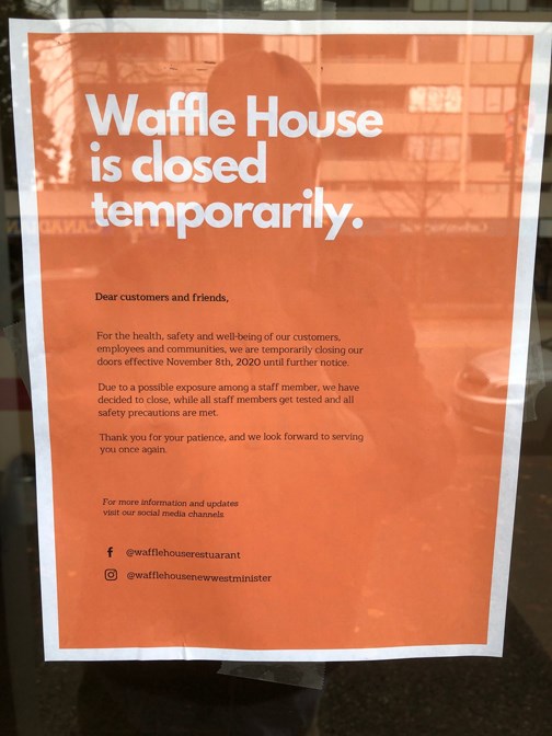 waffle house new westminster covid-19