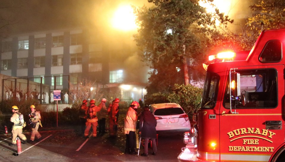 burnaby hospital fire