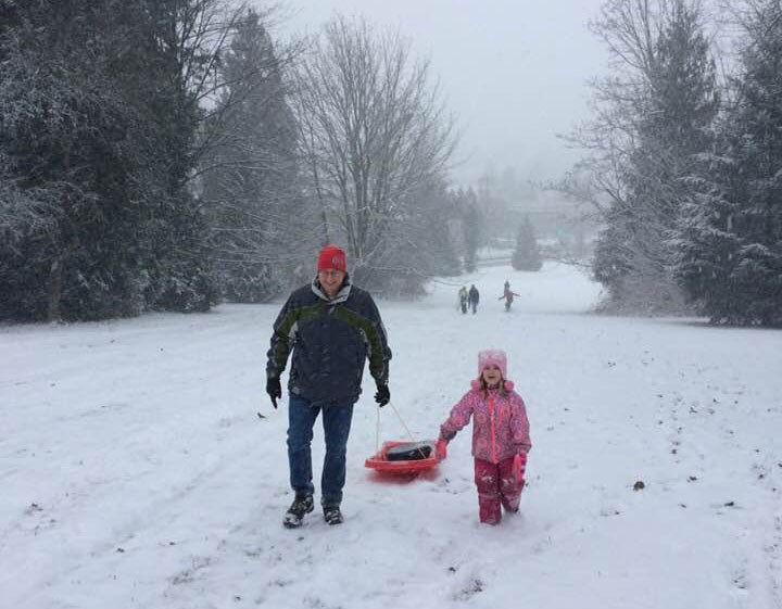 Queen's Park, sledding