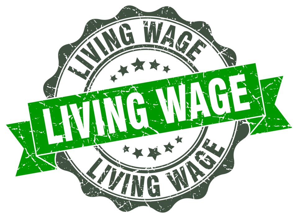 Living Wage, stock illustration