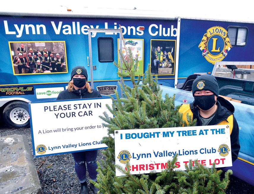Lynn Valley Lions Christmas tree lot