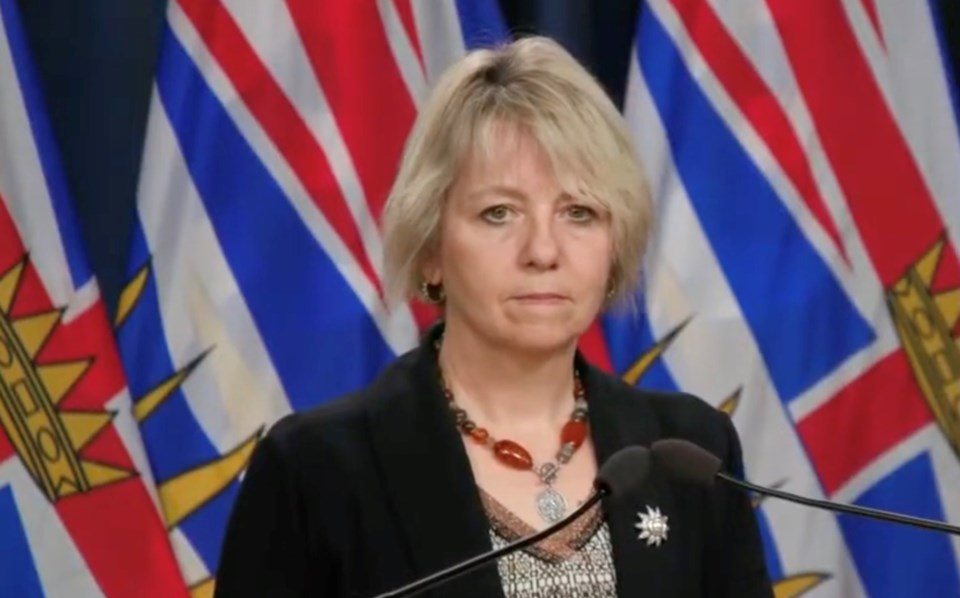 B.C.'s provincial health officer Bonnie Henry spoke to media on November 23