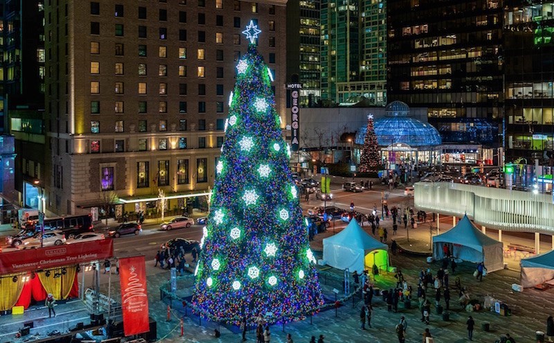 Vancouver Christmas tree