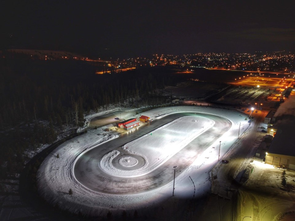 03 exhibition park ice oval drone shot