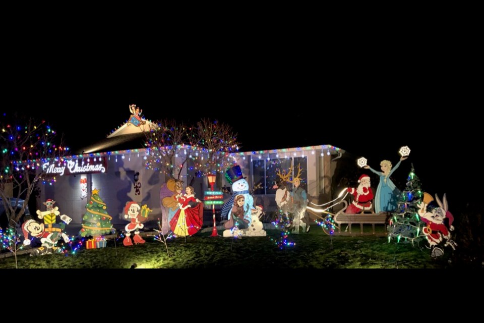 The lights are up for all to see at 3719 Overlander Dr. in Westsyde, You can add to the list of Christmas light displays by sending addresses to editor@kamloopsthisweek.com and by adding addresses to our online map at christmasinkamloops.ca/lights.