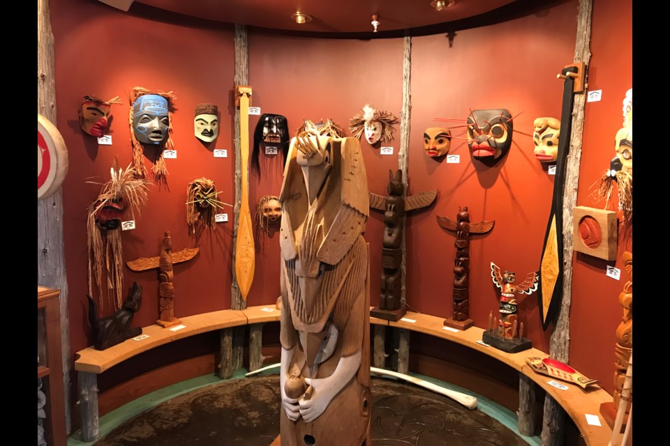 Cedar House Gallery is a gallery, studio, and center for community and conversation in Ucluelet. photo Cedar House Gallery
