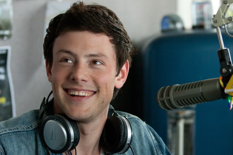 Cory Monteith on air with on The Zone radio station in Victoria in 2011.
