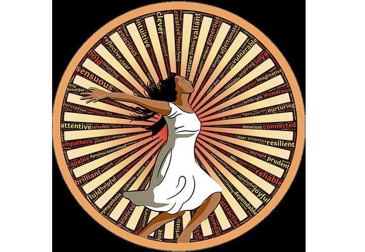 metis woman graphic