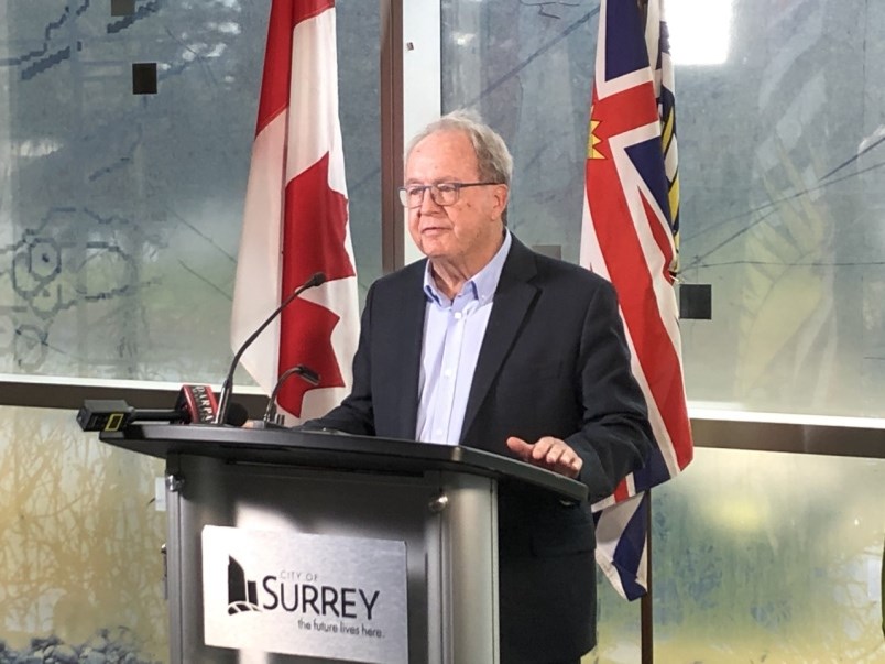 Surrey Mayor Doug McCallum-Graeme-Wood