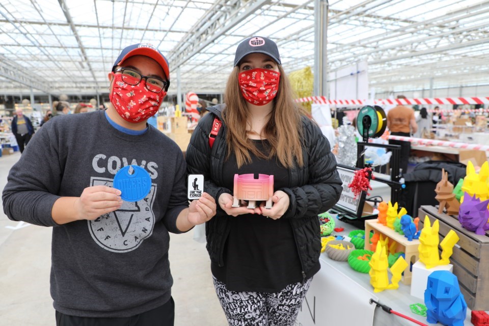 Teralyn Chapman and Mike Dadural shop in St. Albert before lockdown. Jessica Nelson/ St. Albert Gaz