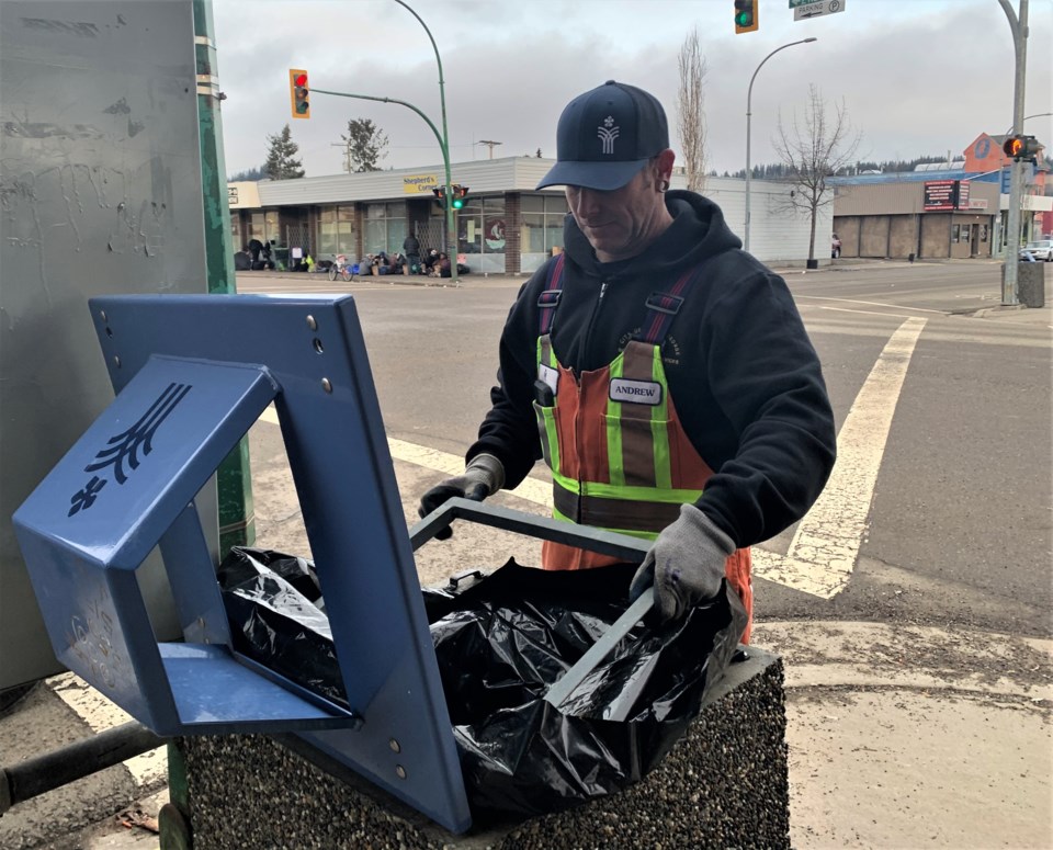 24 Downtown streets cleaner Andrew Scott