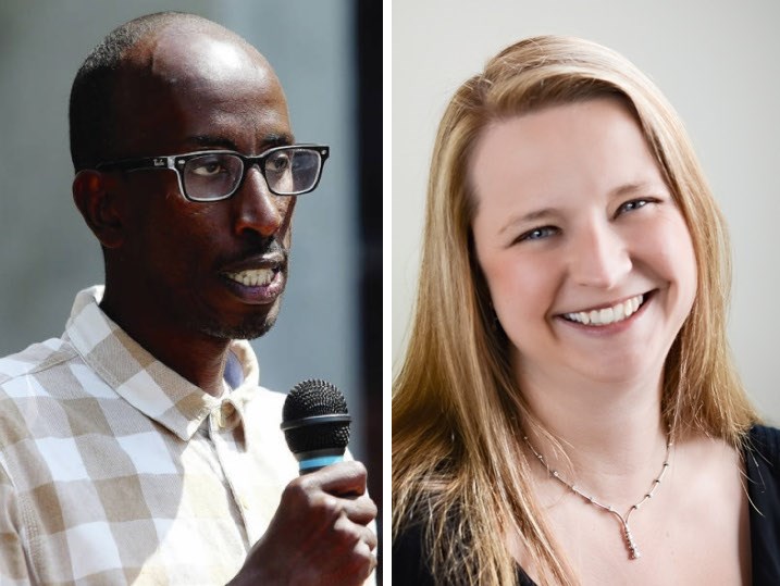 Victoria Coun. Sharmarke Dubow, left, and Metchosin Coun. Kyara Kahakauwila have both acknowledged that they travelled outside of Canada during the holidays. TIMES COLONIST | SUBMITTED