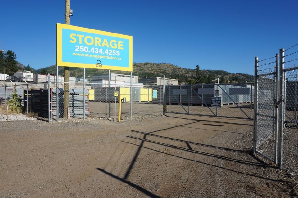 Self storage 1264 Carmi Avenue, Penticton, B.C.