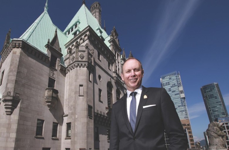 Fairmont Hotel Vancouver general manager Adam Laker: landmark hotel nearly vacant. | Rob Kruyt