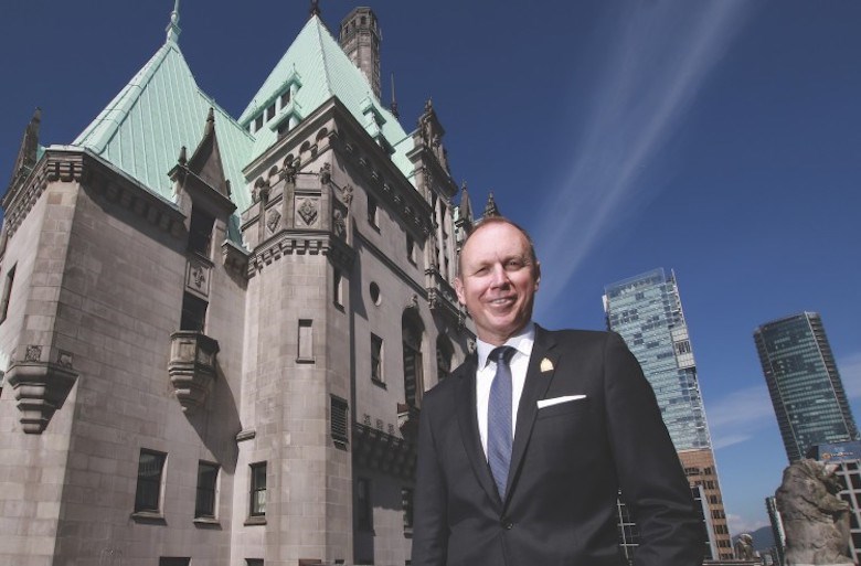 Fairmont Hotel Vancouver general manager Adam Laker: landmark hotel nearly vacant. | Rob Kruyt