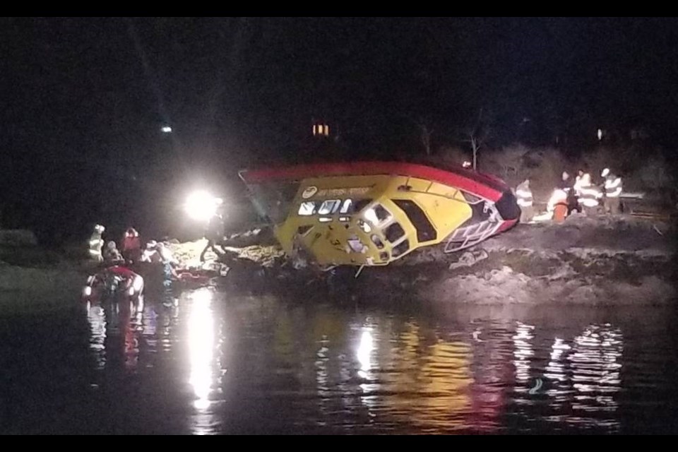 Spirit of Sooke after grounding in February 2019. Source: Canadian Coast Guard