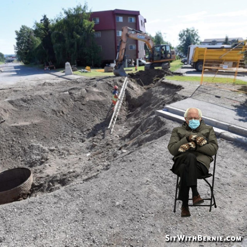 Bernie Sanders sinkhole