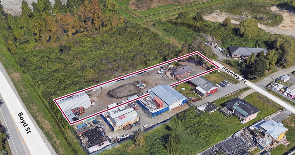A half-acre industrial site in New Westminster sold in November for $2.07 million.| Macdonald Commer