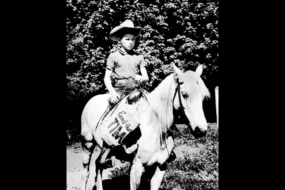 David Nikirk delivered newspapers in the Duncan area on horseback in 1967. TIMES COLONIST FILES
