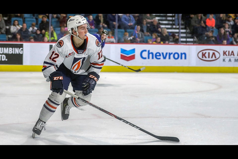 Kyrell Sopotyk, who suffered a life-altering injury in a snowboarding accident on Jan. 21 near North Battleford, Sask., is recovering in hospital in Saskatoon. He spoke to KTW on Friday, the day his Kamloops Blazers began the 2021 WHL season.