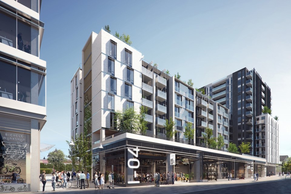 New mixed-use project with 200 rentals planned for Vancouver’s False Creek Flats. | GBL Architects