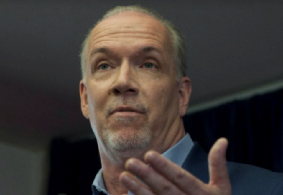BC premier John Horgan