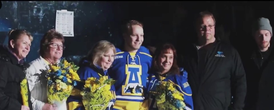 04 Chad Staley on seniors night in Fairbanks