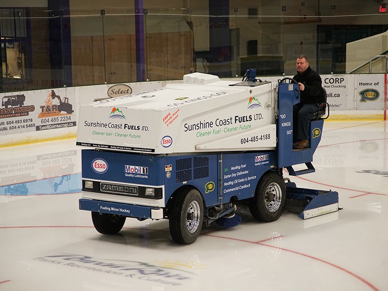 Zamboni machine at Powell River Recreation Complex