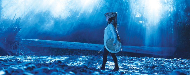SPIRITUAL SIGHT: Grace Dove portrays Lisa, who was born with powers to see into the spiritual world and communicate with ghosts, in Monkey Beach, one of 12 films currently screening online as part of Powell River Film Festival. Contributed photo