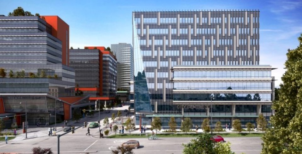 City Centre 3 office tower in central Surrey completes this year.| Lark Group