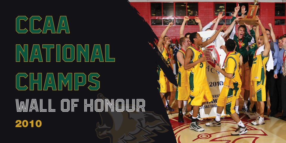 18 UNBC men's hoops wins CCAA nationals 2010 at SAIT